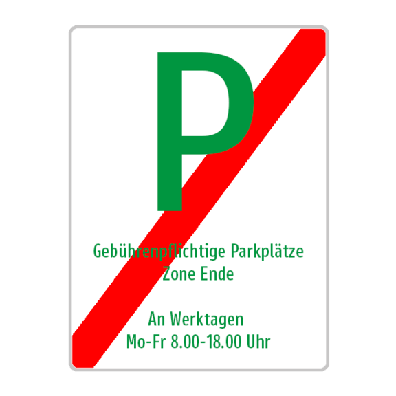 Grüne Parkzone