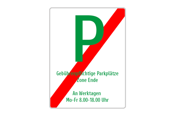 Grüne Parkzone