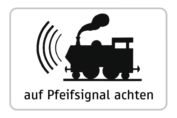 Auf Pfeifsignal achten