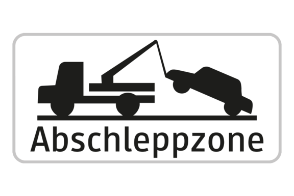 Abschleppzone