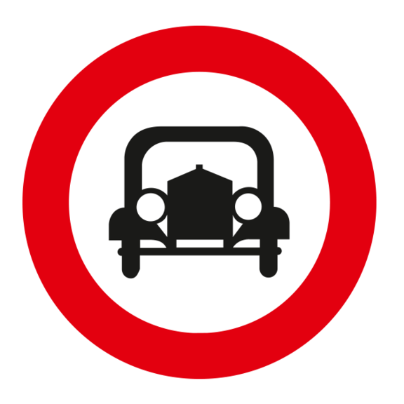 Fahrverbot für mehrspurige Kraftfahrzeuge