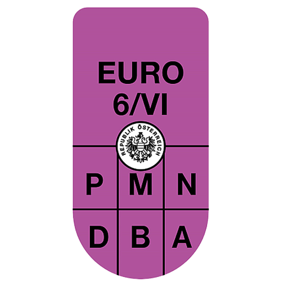 Abgasplakette Euro VI
