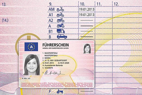 Führerschein der Klasse A1