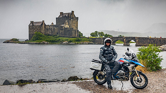 Strömender Regen in Schottland