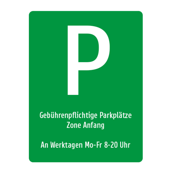 Grüne Parkzone