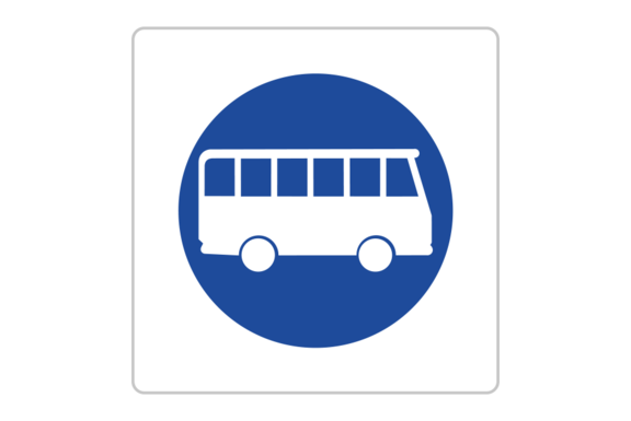 Straße für Omnibusse
