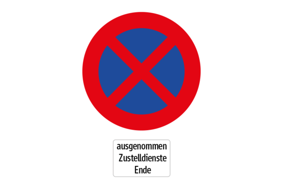 Halten und Parken verboten