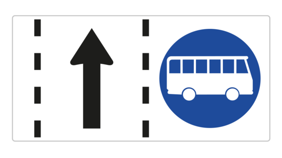 Fahrstreifen für Omnibusse