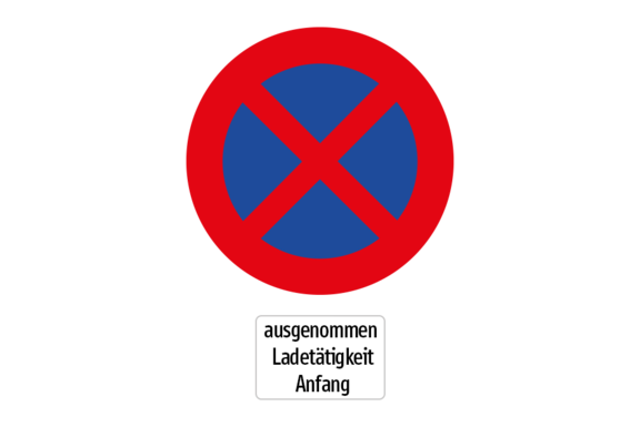 Halten und Parken verboten