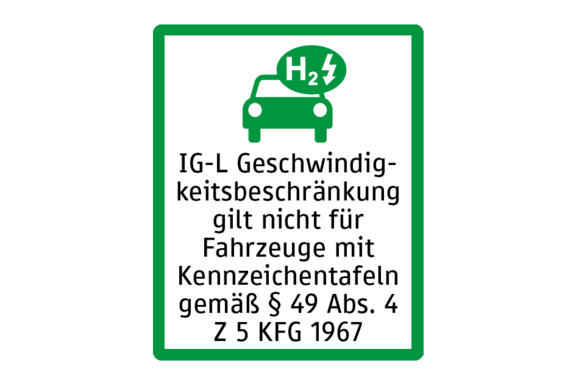 Ausnahme von der IG-L-Geschwindigkeitsbeschränkung