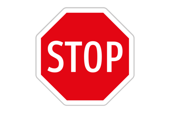 Halt (Stop, in deutscher Rechtschreibung Stopp)