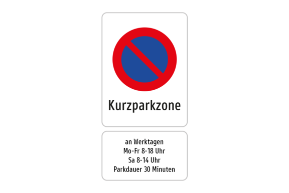 Gebührenfreie Kurzparkzone