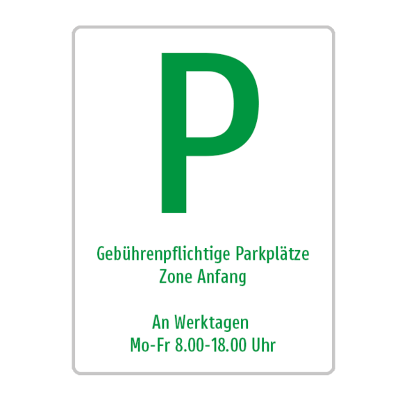 Grüne Parkzone