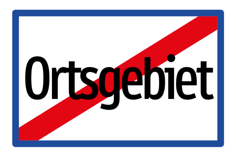 Ortsende  Fahrschule Fürböck