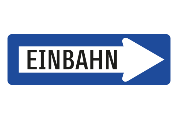 Einbahnstraße