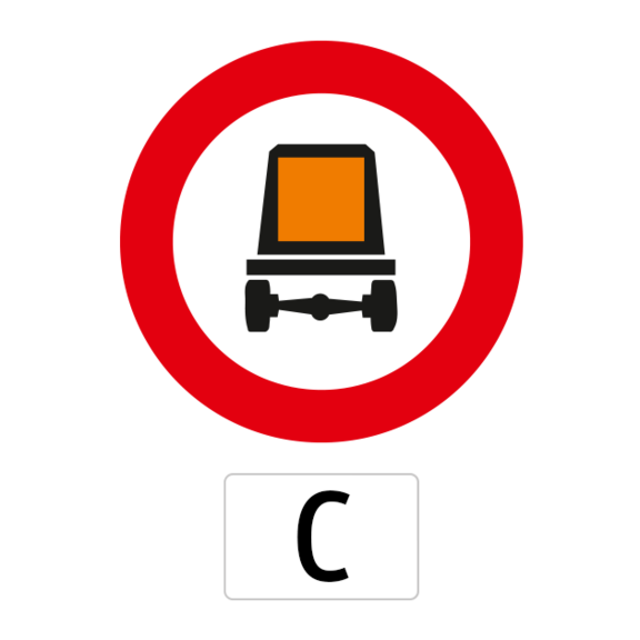 Fahrverbot für Kraftfahrzeuge mit gefährlichen Gütern