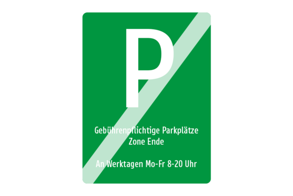 Grüne Parkzone 