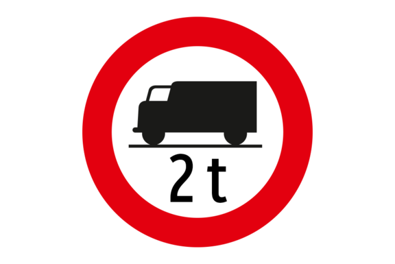 Fahrverbot für Lastkraftfahrzeuge