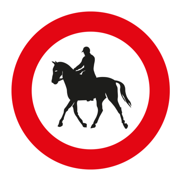 Reiten verboten