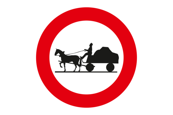 Fahrverbot für Fuhrwerke
