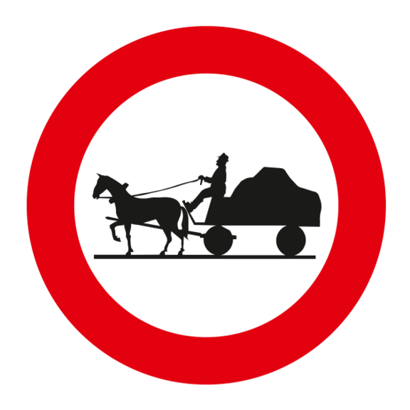 Fahrverbot für Fuhrwerke