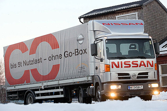 Ein „kleines“ Sattelkraftfahrzeug der Klasse B+E