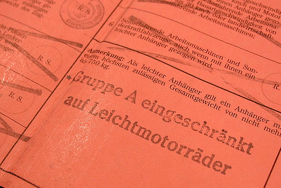 Papierführerschein, Einschränkung der Gruppe A auf AL